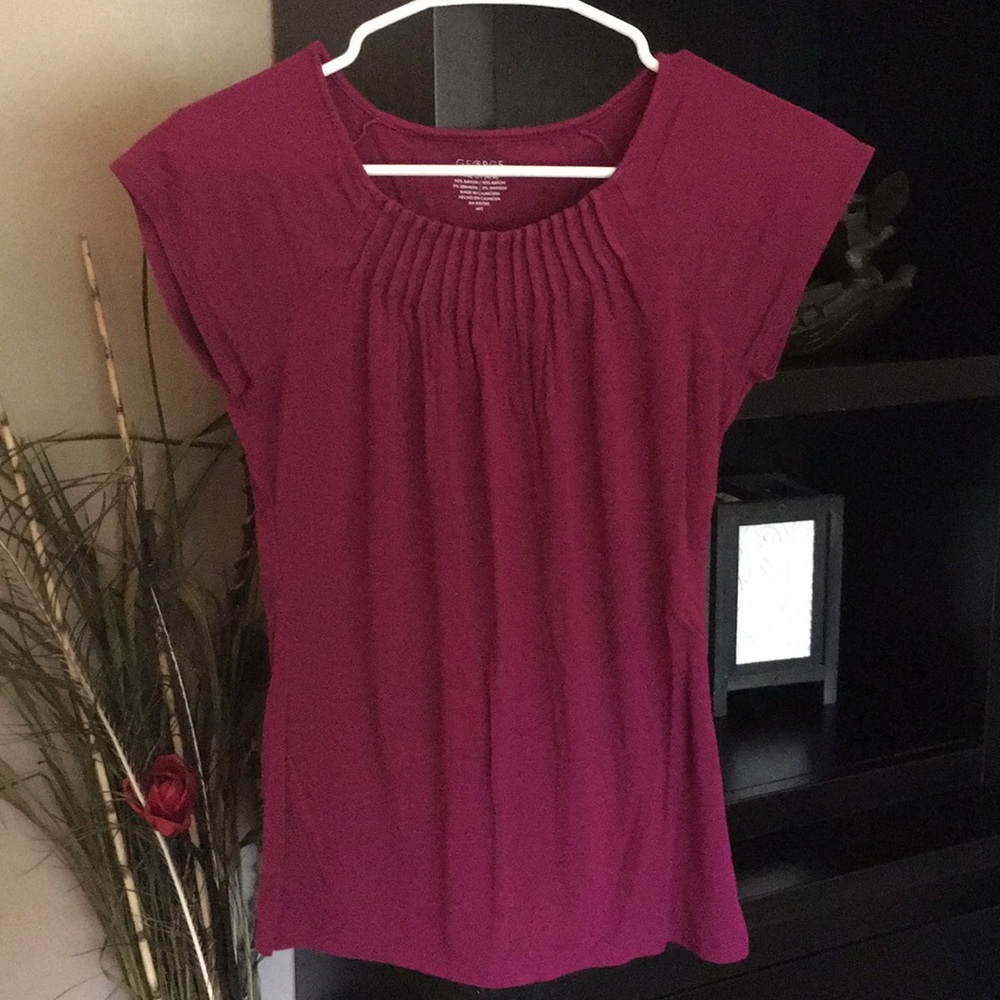 Purple tee